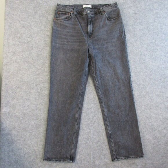 Abercrombie & Fitch High Rise Gray Jeans - Picture 1 of 15